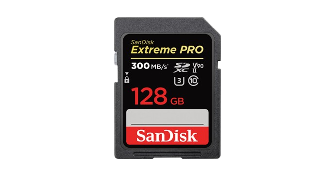 Sandisk 128GB Extreme Pro 300MB/s UHS-II V90